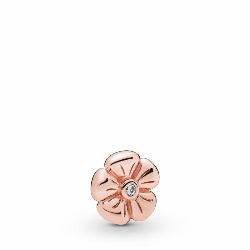 Pandora Australia Classic Flower Petite Charm - Pandora Rose™ | AUJRLH982